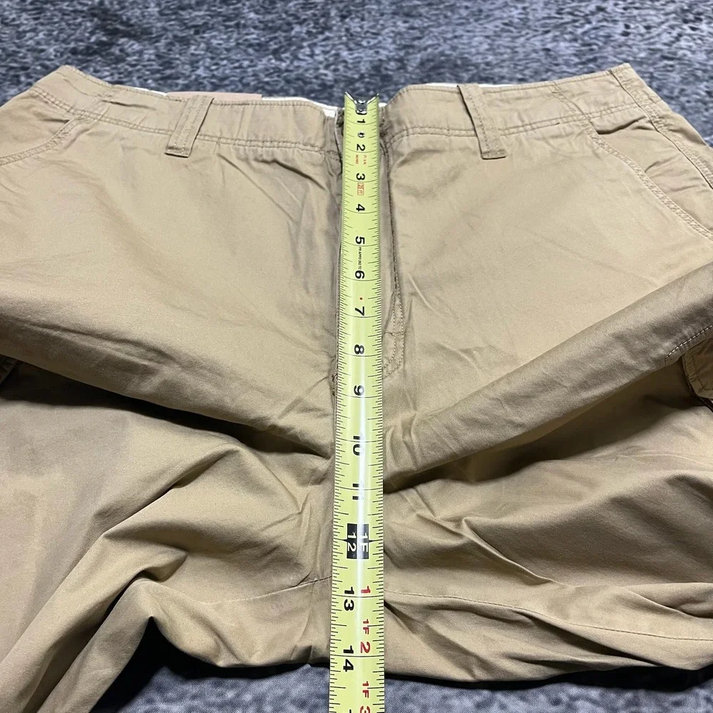 NWT J. Crew Cargo Pants Relaxed Fit Mens 34x30 Tan Ripstop Utility